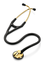 Littmann Master Cardiology black with gold stem and binaurals