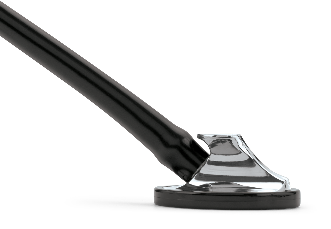 Littmann Master Cardiology black with mirrored earpieces and steel ear tubes