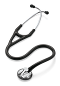 Littmann Master Cardiology black with mirrored earpieces and steel ear tubes