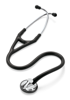 Littmann Master Cardiology black with mirrored earpieces and steel ear tubes