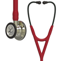 Littmann Cardiology IV burgundy with mirror olive, black earpieces and stem