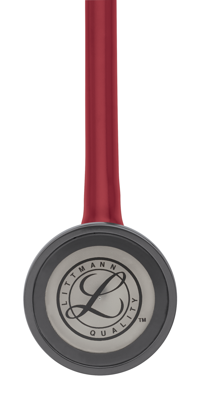 Littmann Master Cardiology burgundy with mirror eartips and steel binaurals