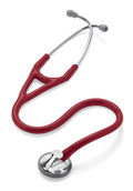 Littmann Master Cardiology burgundy with mirror eartips and steel binaurals