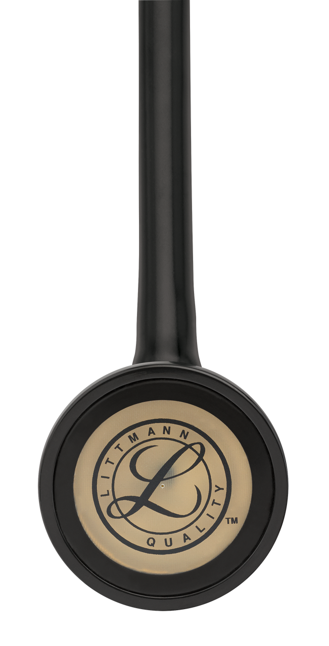 Littmann Master Cardiology black with gold stem and binaurals