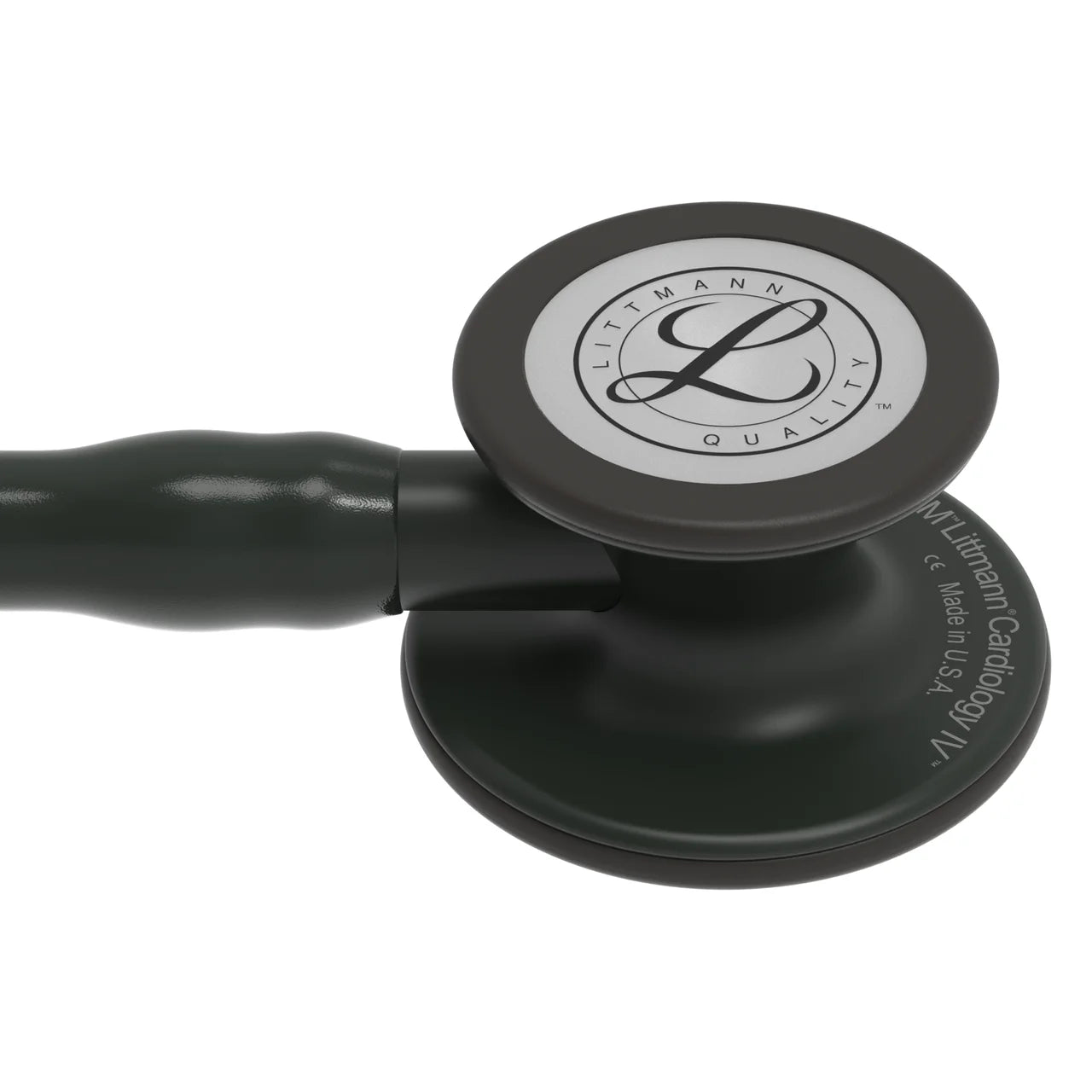 Littmann Cardiology IV Black with Matte Olive, Black Eartubes and Stem