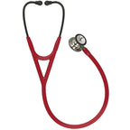 Littmann Cardiology IV burgundy with mirror olive, black earpieces and stem