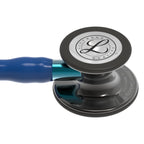 Littmann Cardiology IV blue with smoke olive, black bows and blue stem
