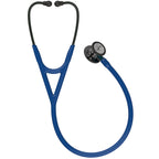 Littmann Cardiology IV blue with smoke olive, black bows and blue stem