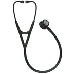 Littmann Cardiology IV black with matte olive, black ear tubes, and purple stem