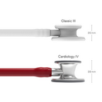 Littmann Cardiology IV burgundy with stainless steel ear tips