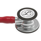 Littmann Cardiology IV burgundy with mirror olive, steel ear tubes, and mirrored stem