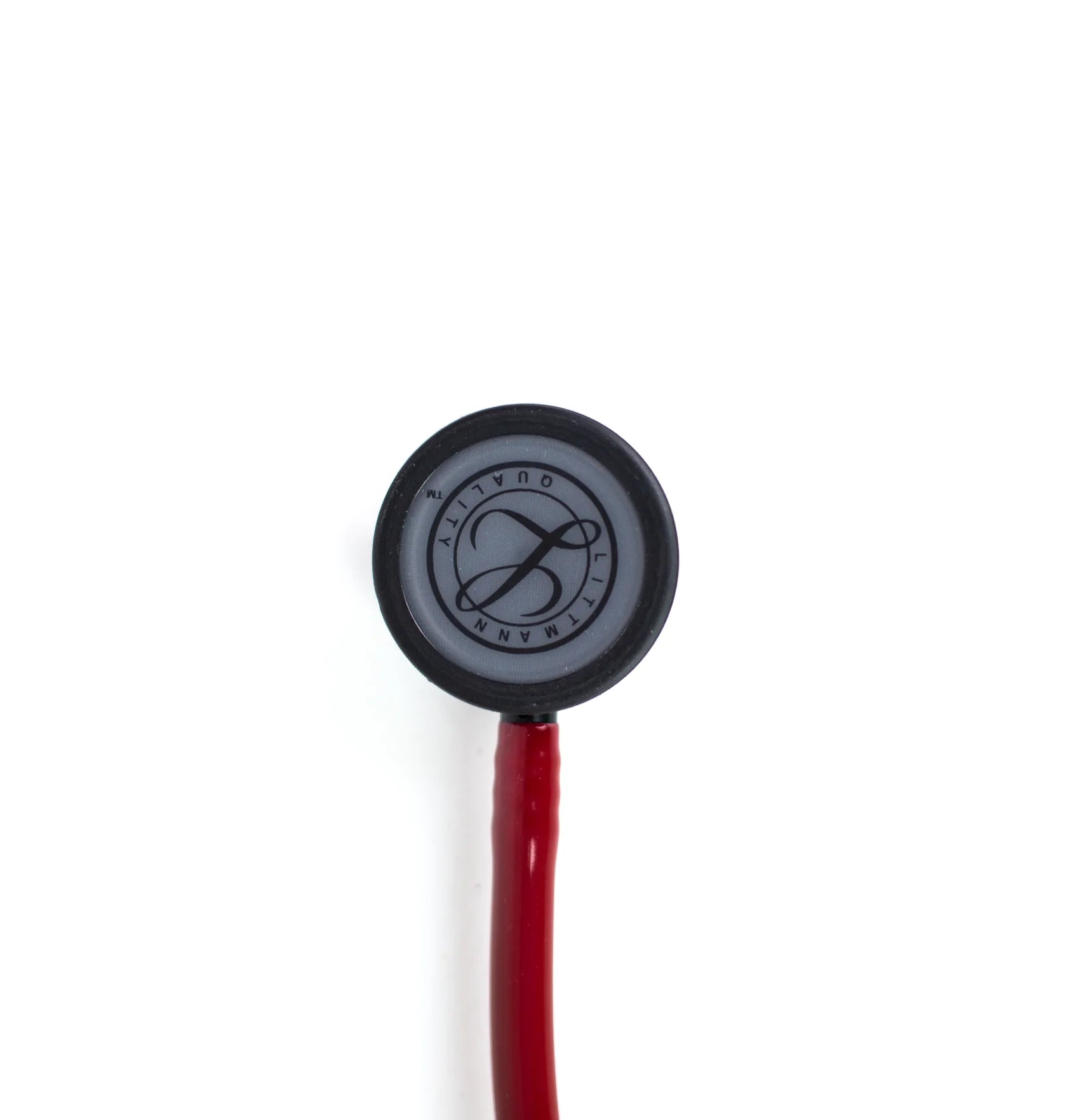Littmann Classic III burgundy with a matte olive chestpiece, black tubing and stem