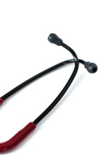 Littmann Classic III burgundy with a matte olive chestpiece, black tubing and stem