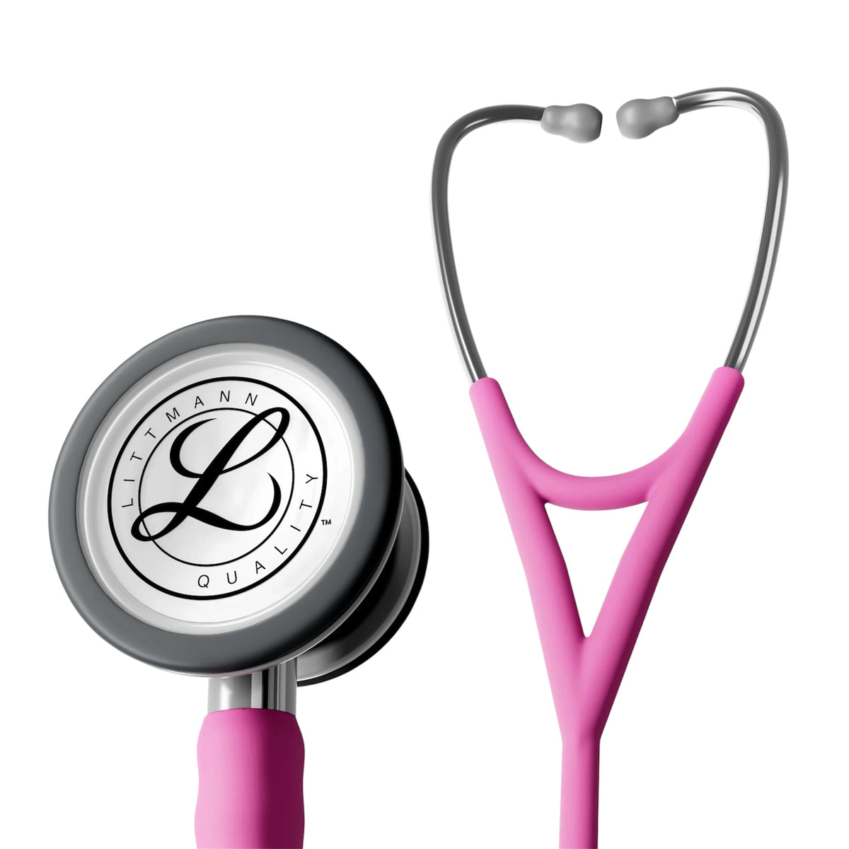 Littmann Cardiology IV Satin Tube рожевий зі сталевою оливою