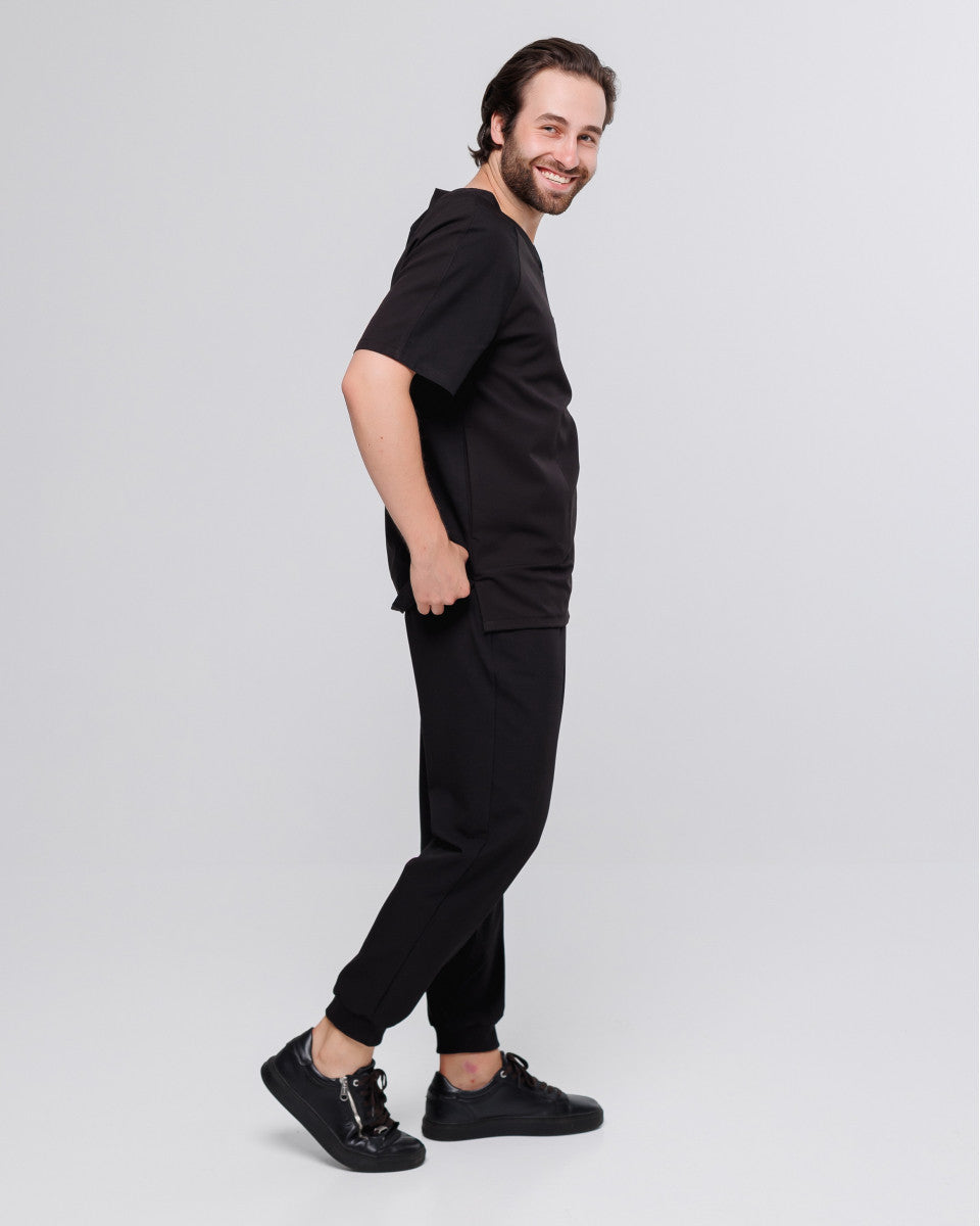 Men's Medical Tunic Crossfit Black