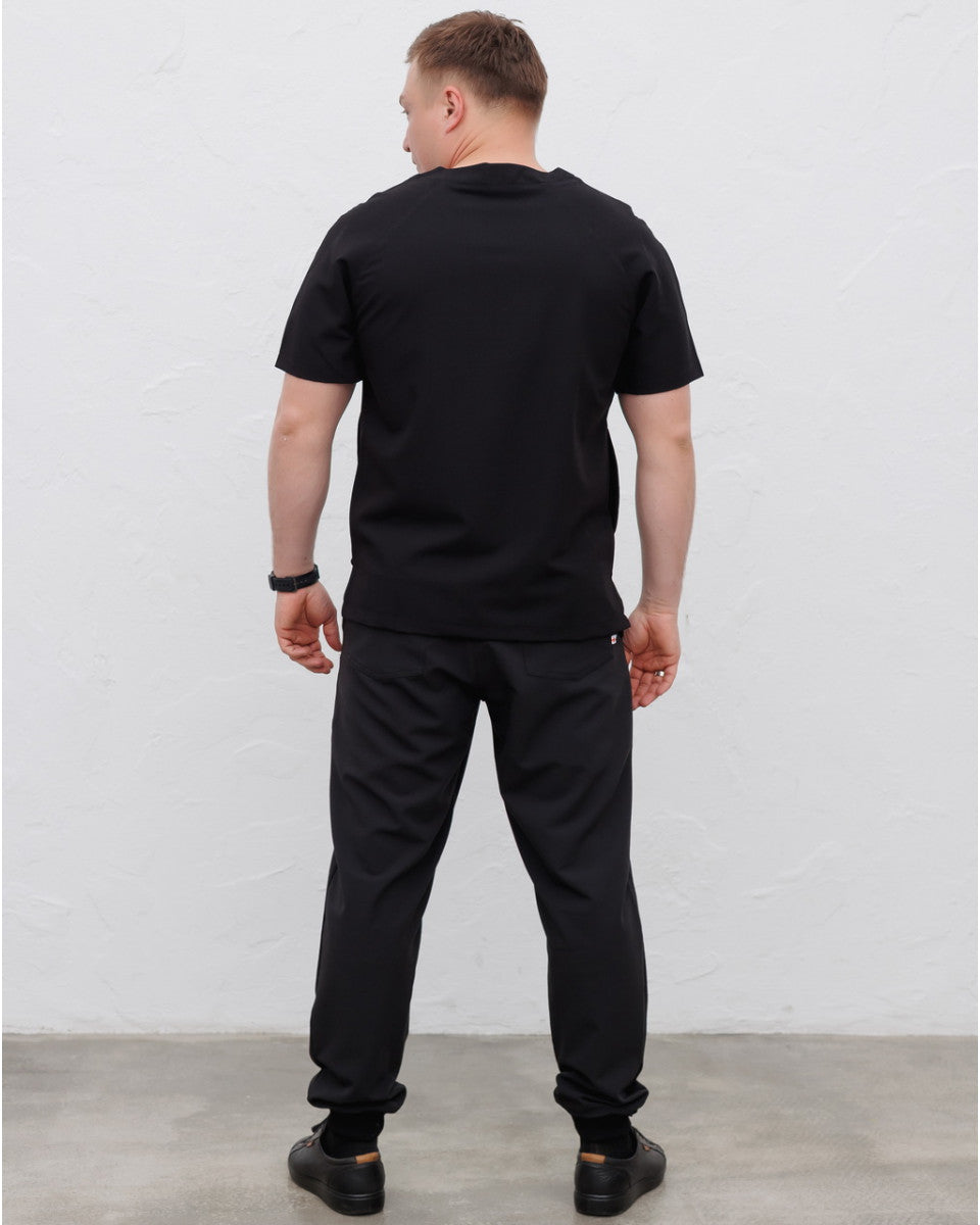 Men's Medical Tunic Crossfit Black