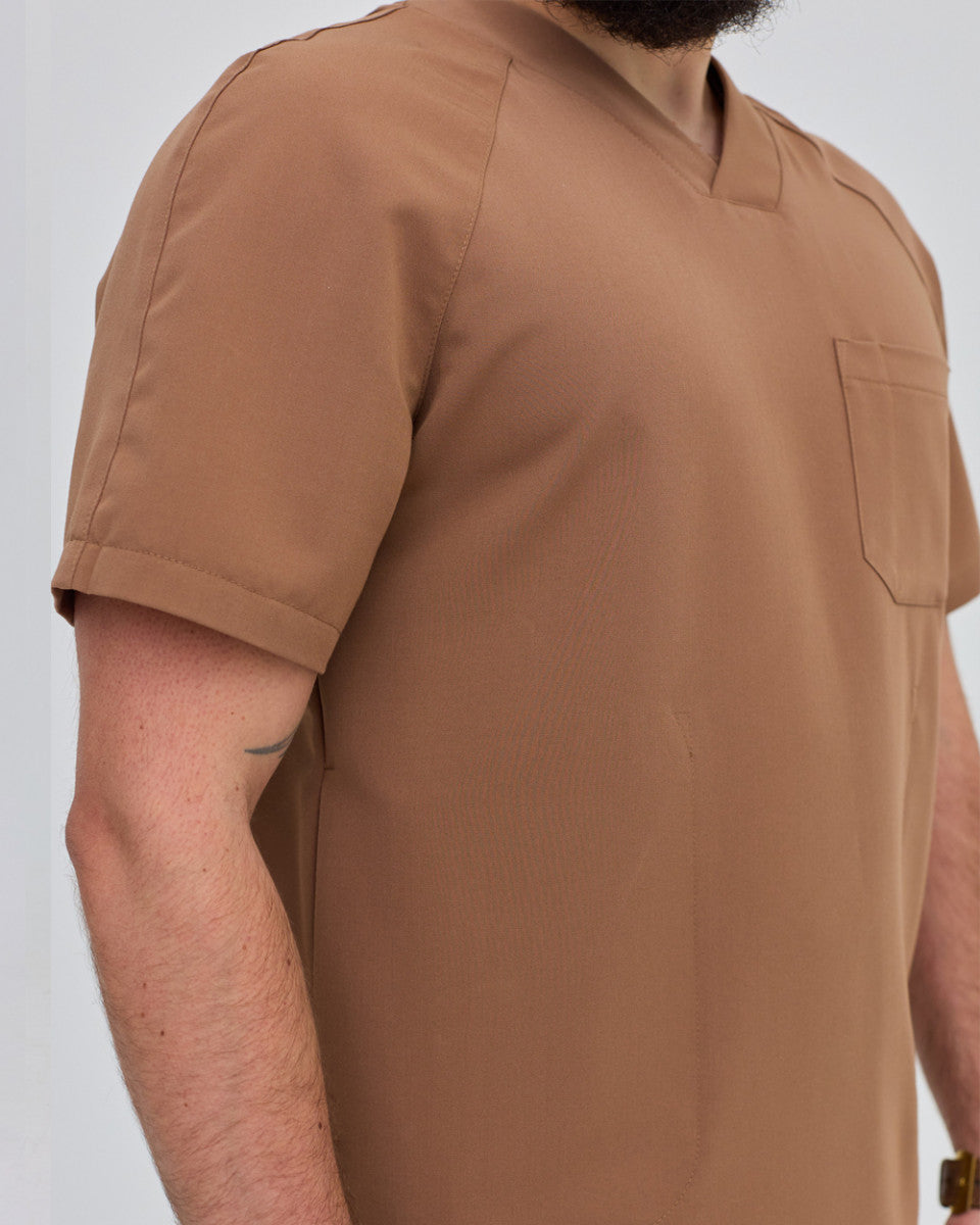 Medical Men's Tunic Crossfit Coffee