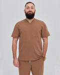 Medical Men's Tunic Crossfit Coffee