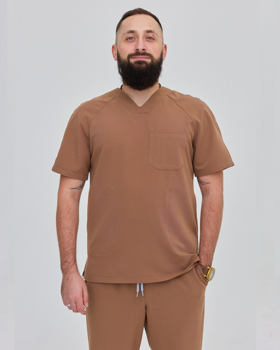 Medical Men's Tunic Crossfit Coffee