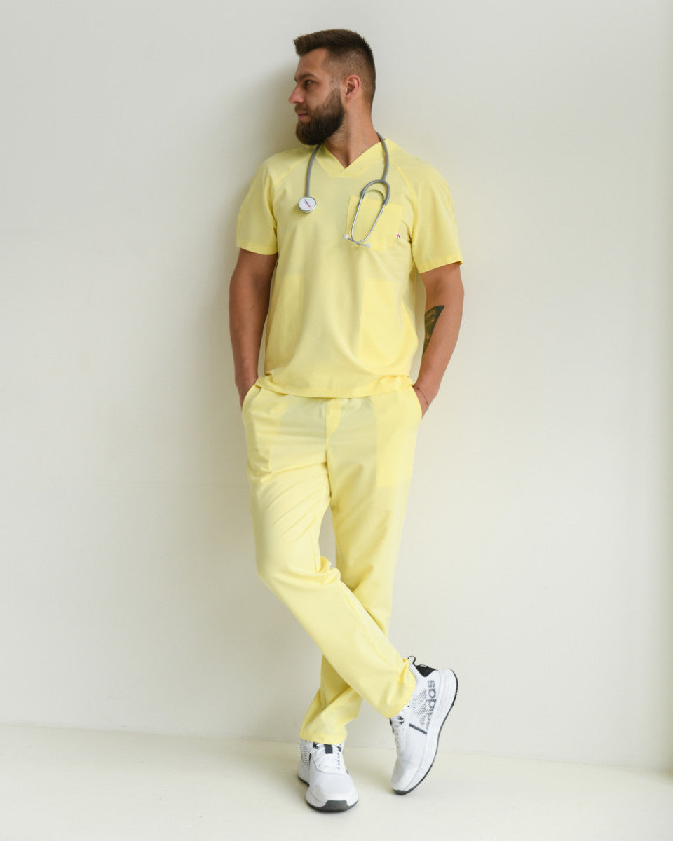 Medical Men's Tunic Crossfit Lemon