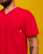 Medical Men's Tunic Crossfit Red
