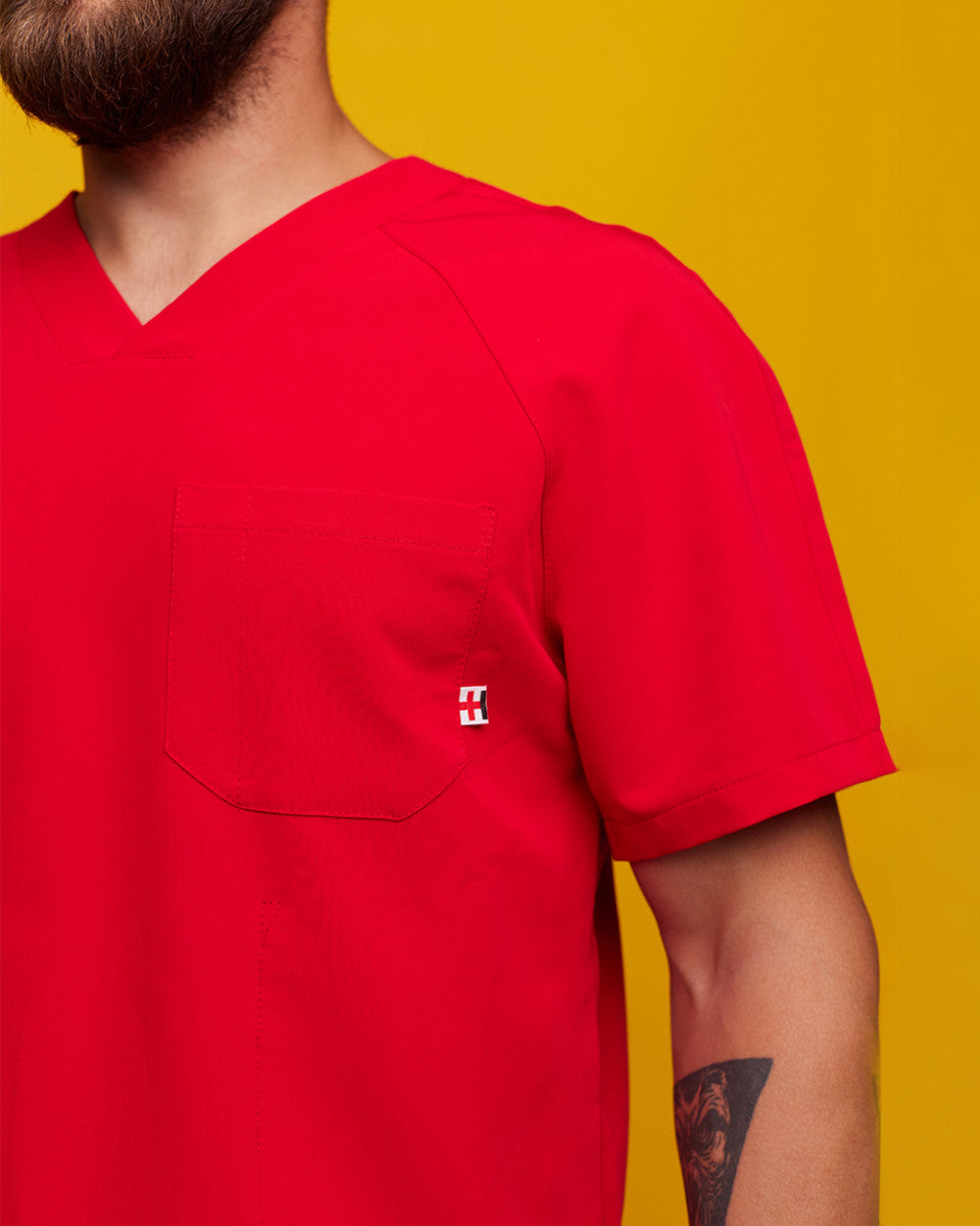 Medical Men's Tunic Crossfit Red