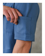 Modern Blue Men's Medical Tunic