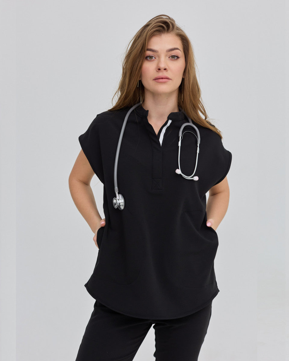 Medical Women's Tunic Easy Black