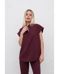 Easy Bordo Medical Tunic for Women