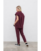 Easy Bordo Medical Tunic for Women