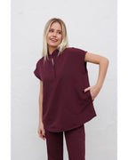 Easy Bordo Medical Tunic for Women
