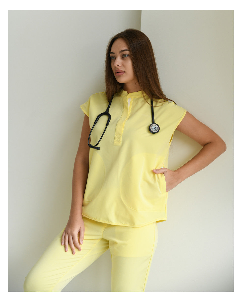 Medical Women's Tunic Easy Lemon