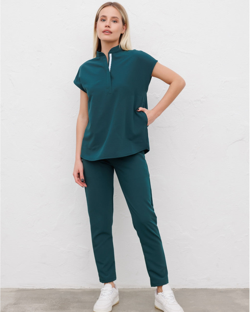 Women's Medical Tunic Easy Tropic Green