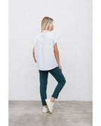 Easy White Medical Tunic for Women