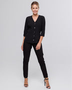 Medical Women's Tunic Lilly Black
