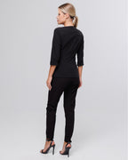 Medical Women's Tunic Lilly Black