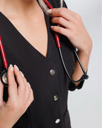 Medical Women's Tunic Lilly Black