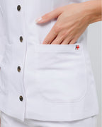 Women's Medical Tunic Lilly White