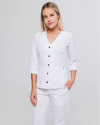 Women's Medical Tunic Lilly White