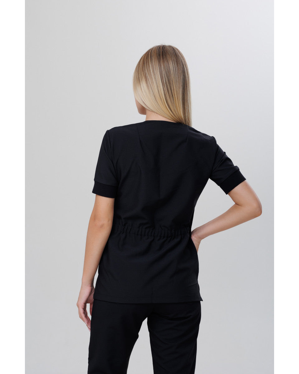 Medical Women's Tunic Polly Black