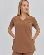 Medical Women's Tunic Polly Coffe
