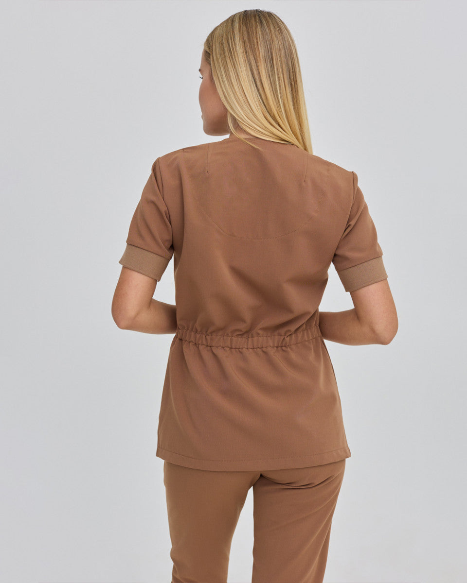 Medical Women's Tunic Polly Coffe