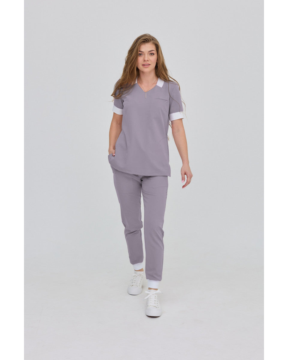 Medical women's tunic Polly Gray