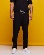Men's Pipes Black Trousers