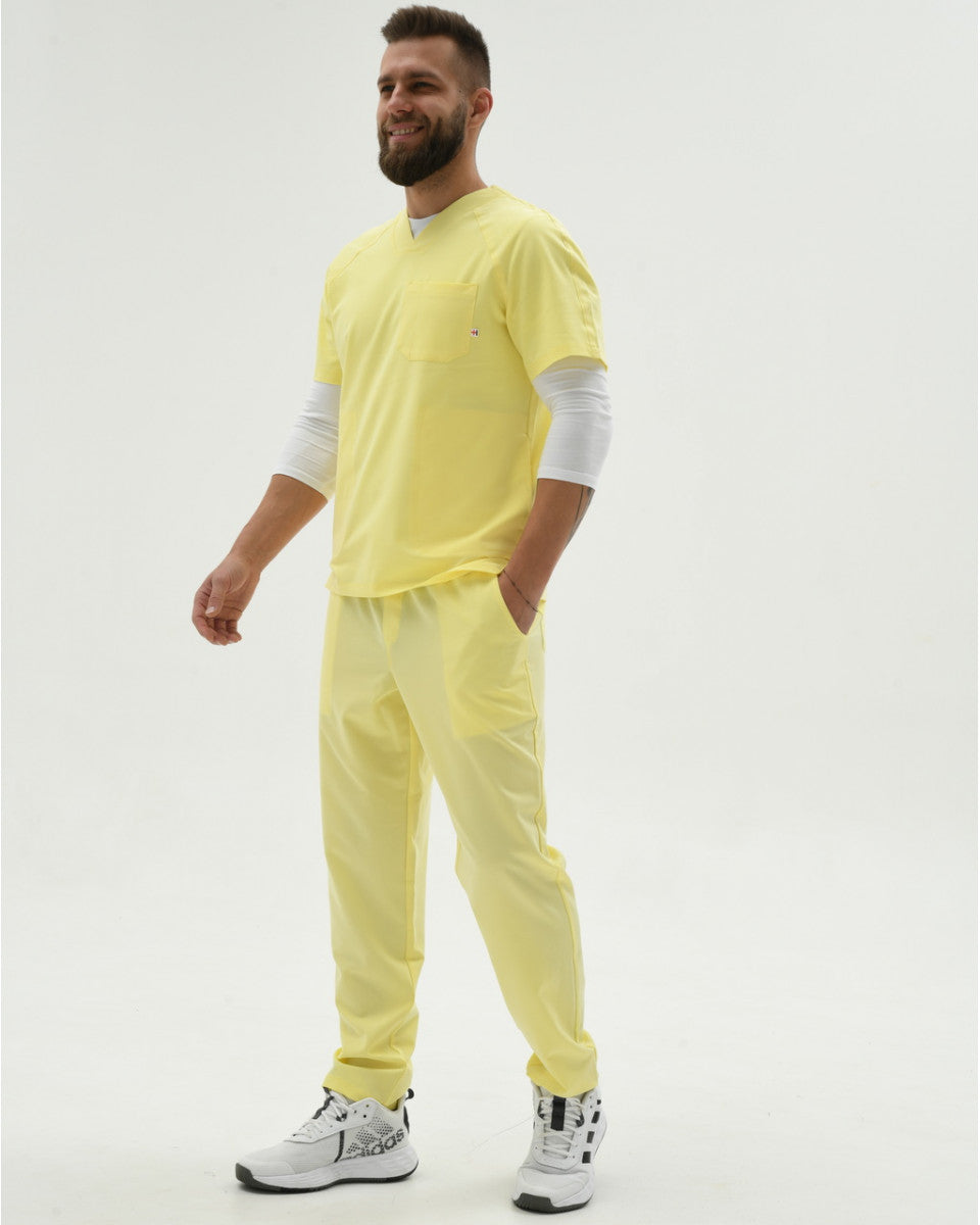 Men's Pipes Lemon Trousers