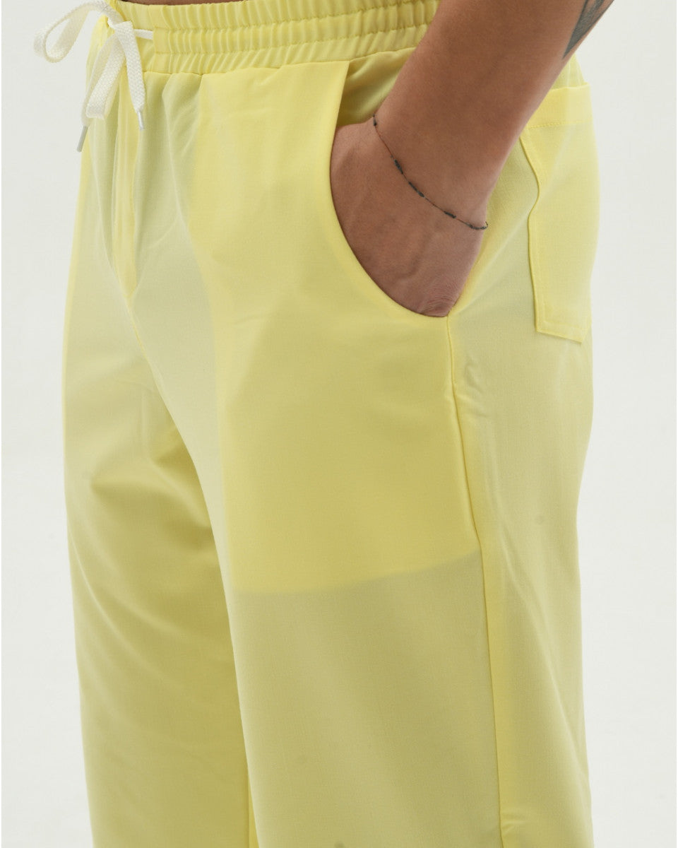 Men's Pipes Lemon Trousers