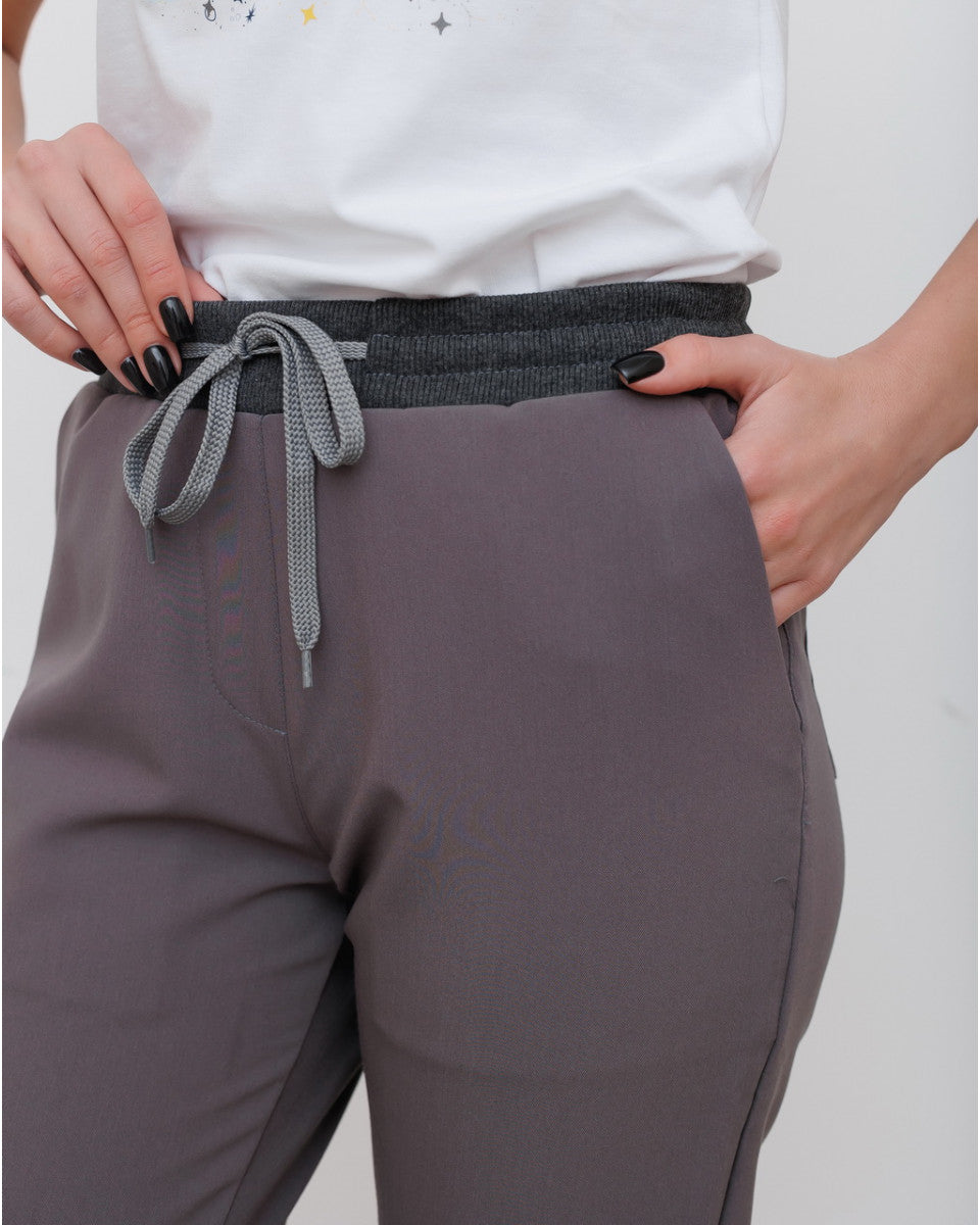 Women's Trousers Easy Platinum