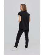 Pipes Black Women's Trousers