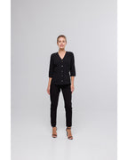 Pipes Black Women's Trousers