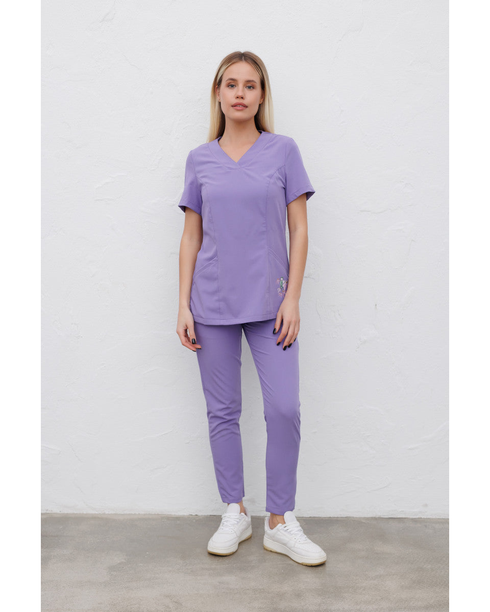 Women's Pipes Trousers Lavender